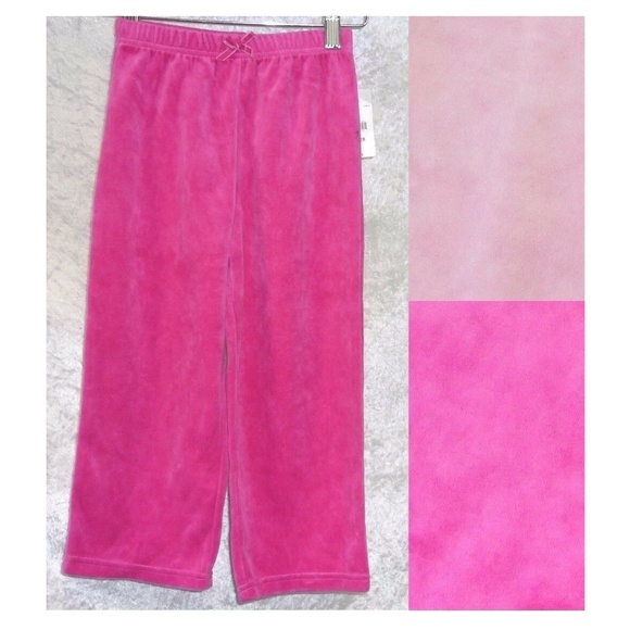 Girls Fleece Pants Arizona size 12M 18M 4T NEW - Picture 1 of 4